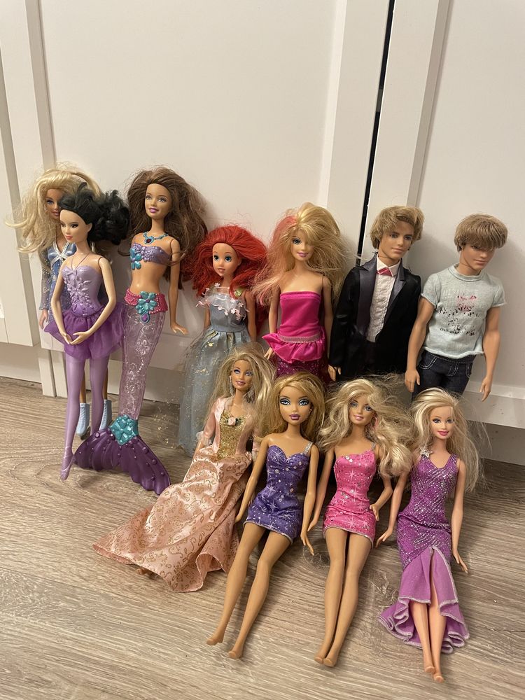 Barbie zestaw lalek + akcesoria