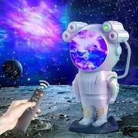 Projektor Gwiazd Rzutnik Astronauta Niebo LED LAMPKA NOCNA + PILOT