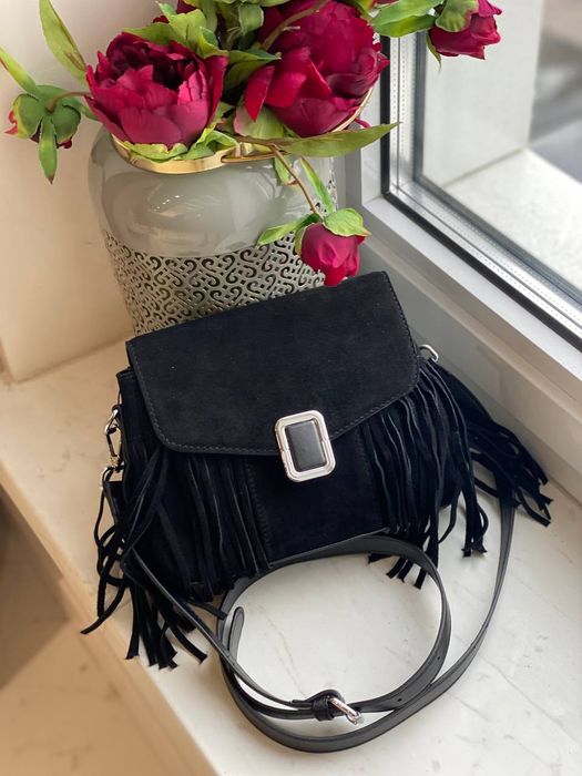 Сумка женская замшевая