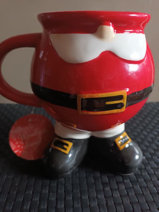 Kubek ceramiczny świąteczny 450 ml nowy