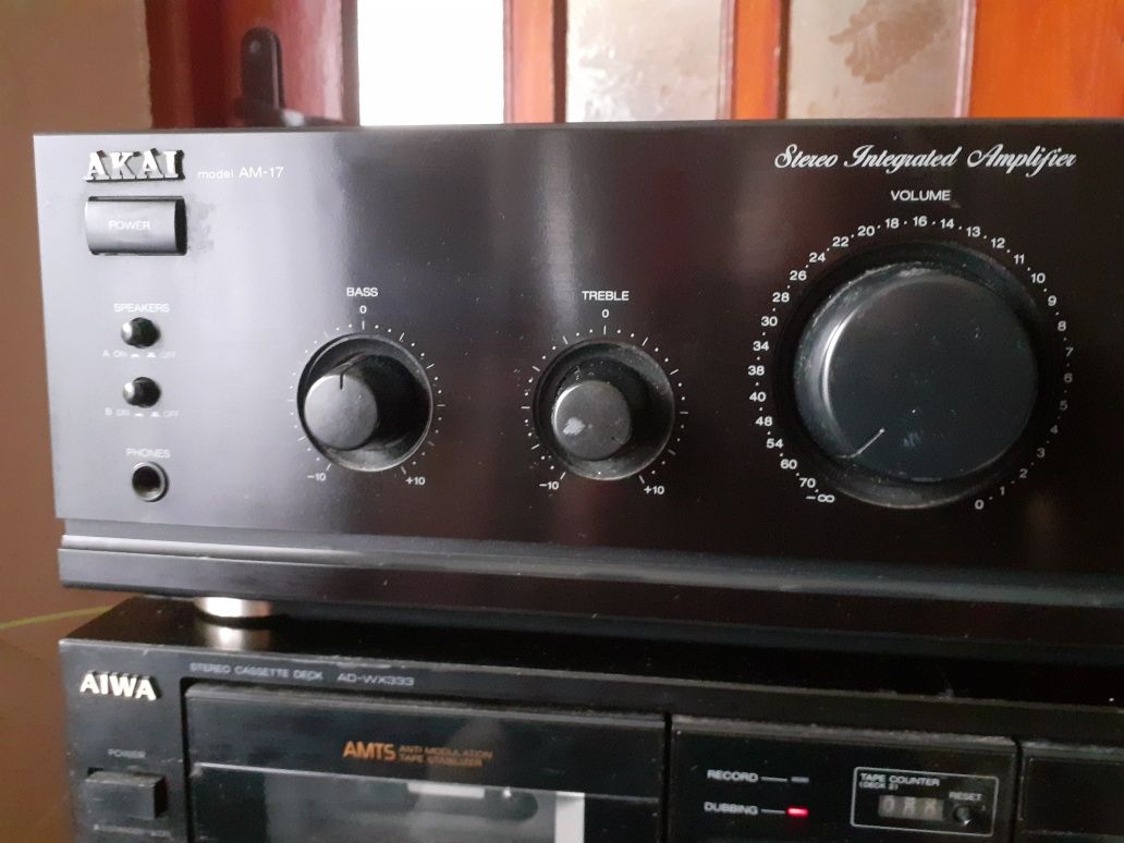 Akai AM-17 plus Aiwa AD-WX 333, tanio