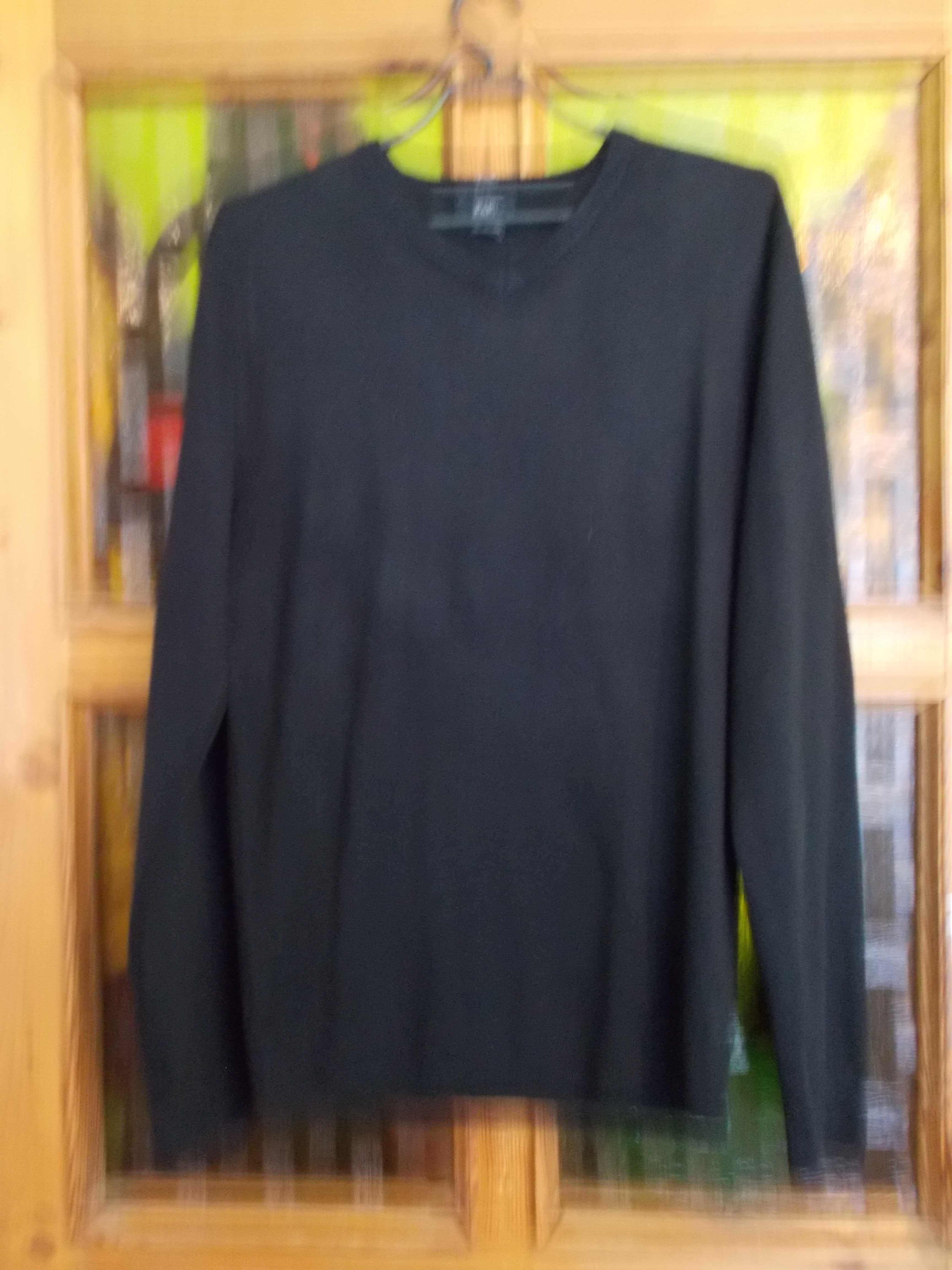 Sweter nierozpinany kolor czarny rozmiar S