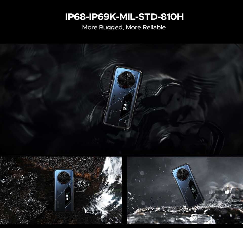 DOOGEE V40 Pro 36/512Gb, 200/20NV/8/8/32Mp, Dimensity 7300, 8680мАч