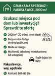 Na sprzedaż działka o powierzchni 2000 m². Sprzedaz bez posrednikow