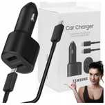 Nowa Ładowarka Samochodow Samsung EP-L5300 – 45W + KabelUSB-C na USB-C