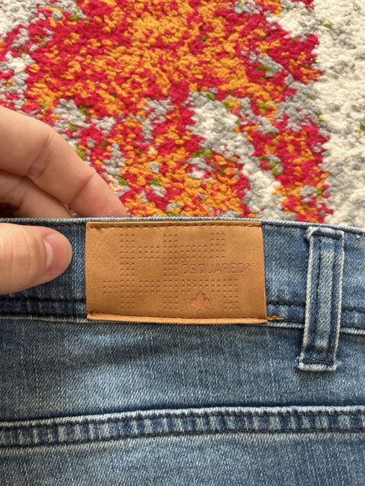 Джинси Dsquared2 slim fit drip amiri