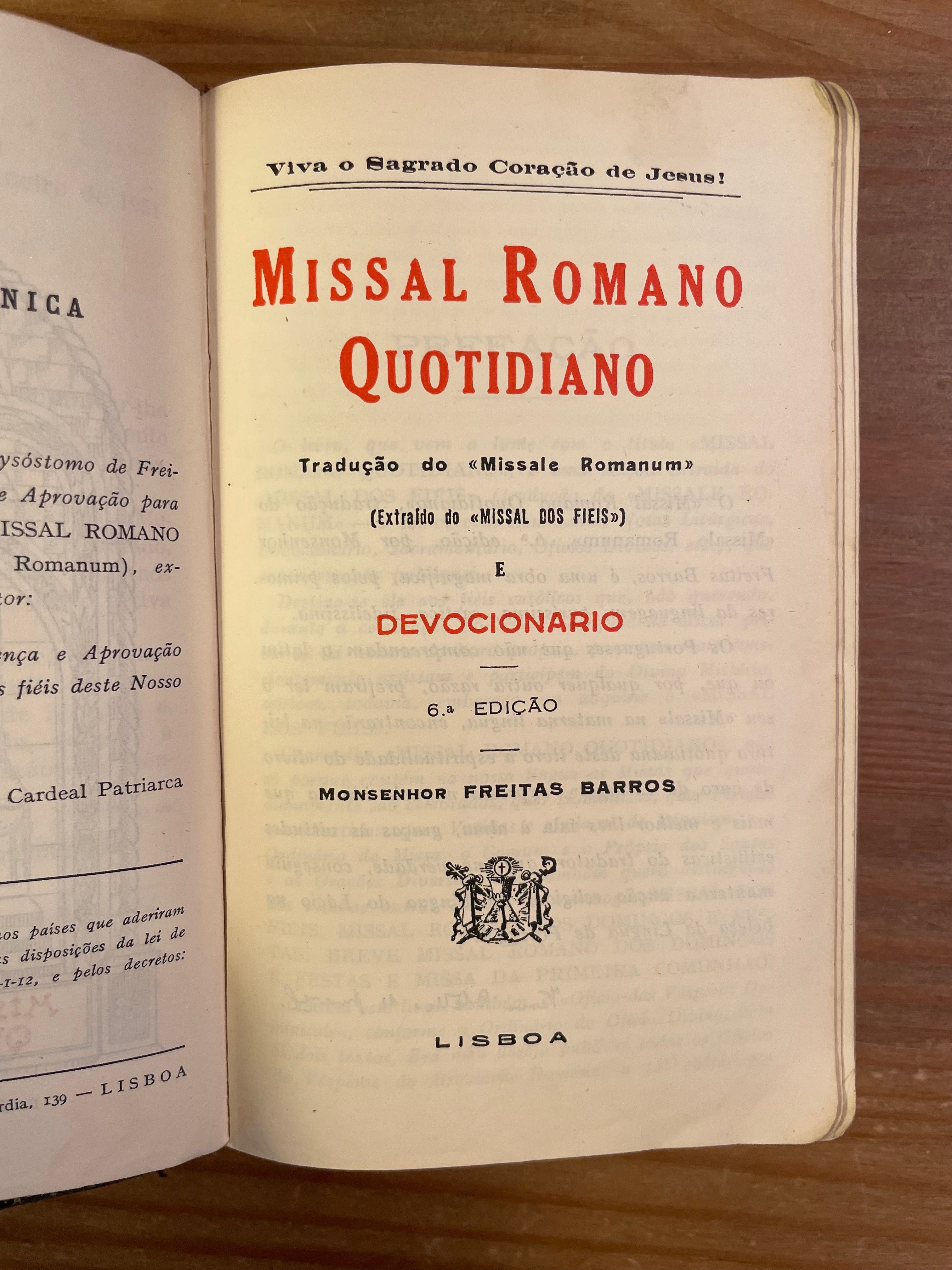 Missal Romano Quotidiano (portes grátis)