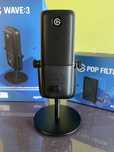 Microfon Elgato Wave 3 + Elgato Pop Filter