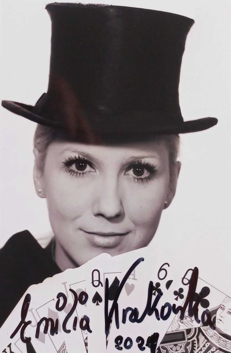 EMILIA KRAKOWSKA - oryginalny autograf
