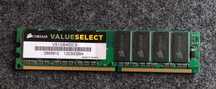 Memória RAM CORSAIR 1GB DDR 400MHz PC3200 CL3