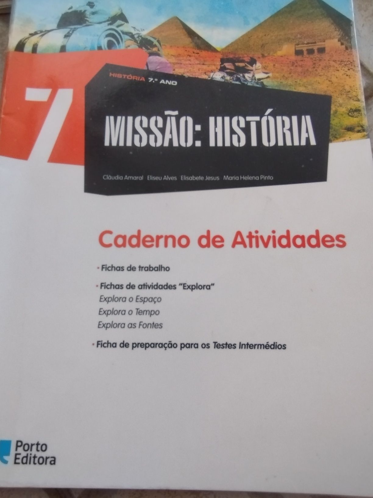 Caderno de atividades de história missão: história 7