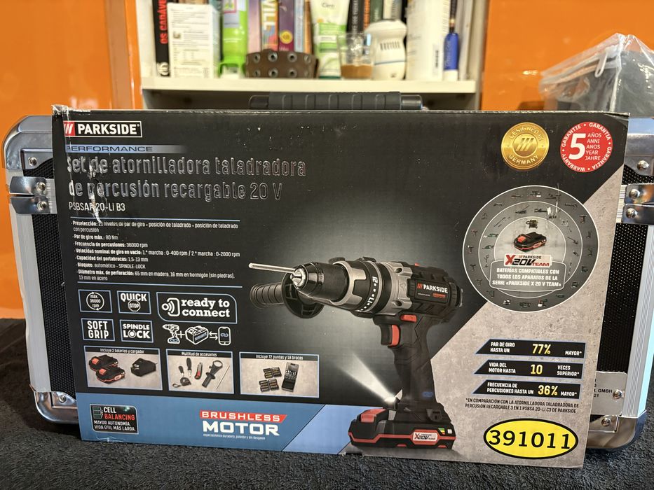 Pack Aparafusadora com Martelo Performance Parkside