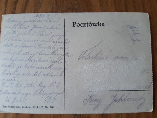 Kraków, Sukiennice - pocztówka, około 1914 rok