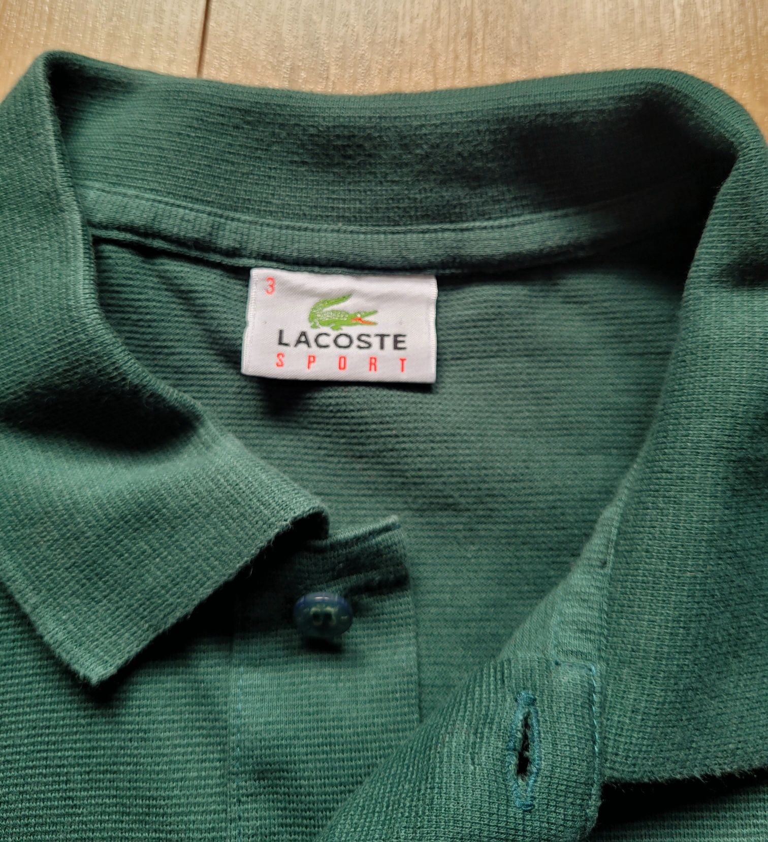 Koszulka męska polo butelkowa zieleń Lacoste  roz S