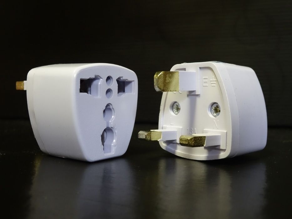 Adapter Wtyczka Przejściówka Redukcja PL / UK POLSKO - ANGIELSKA