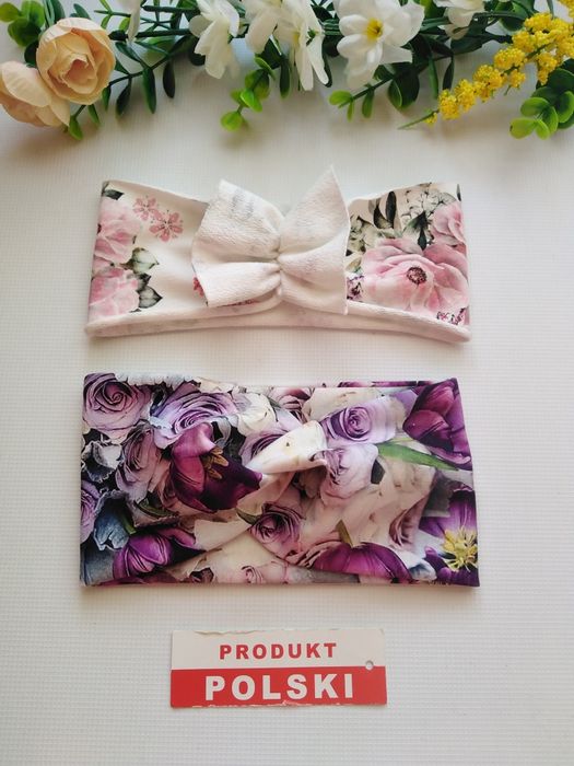 Opaski na głowę ~~ 2szt.  ~~ przeplatane a'la Turban ~~ hand made ~~