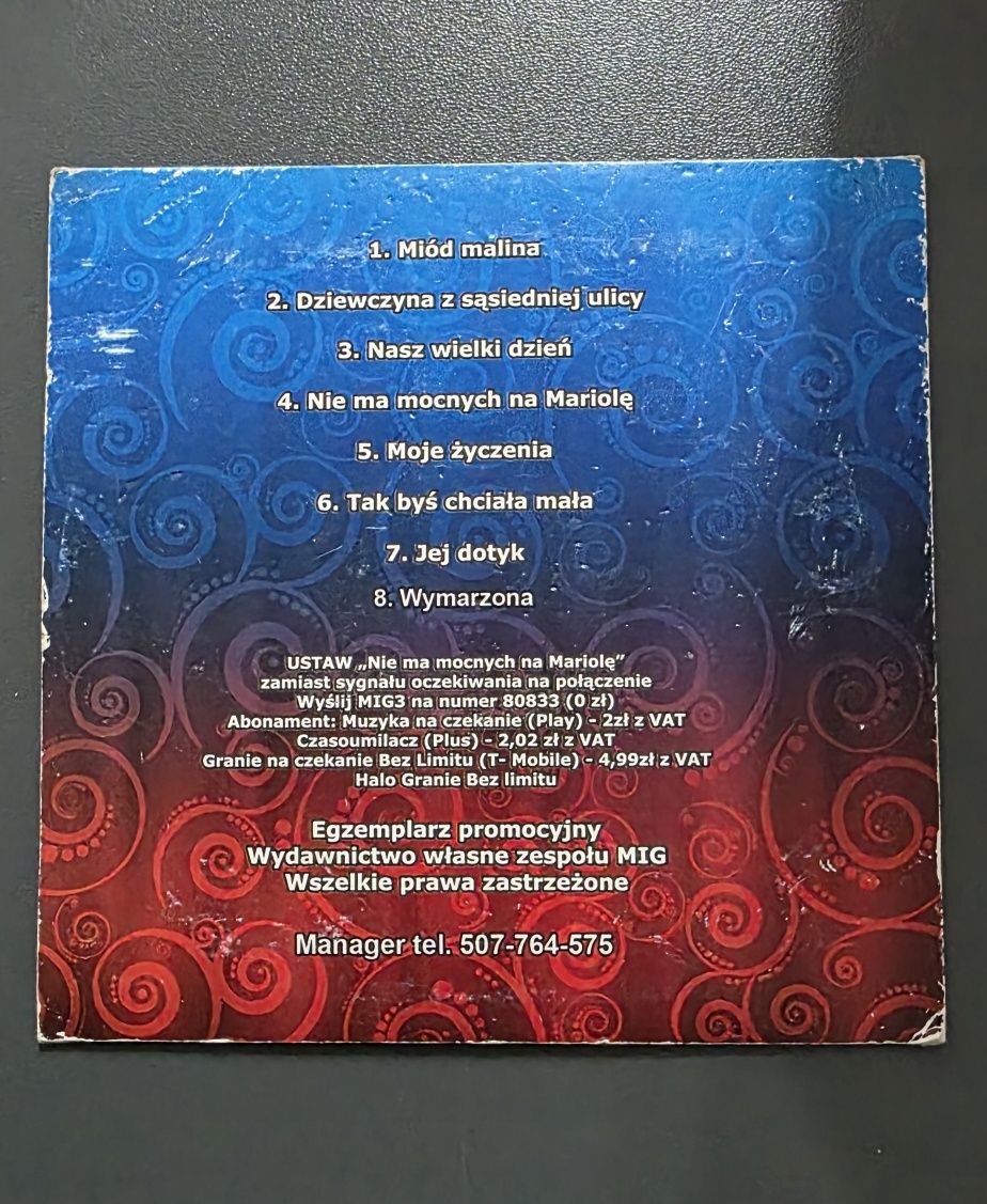 MIG Miód Malina Płyta CD