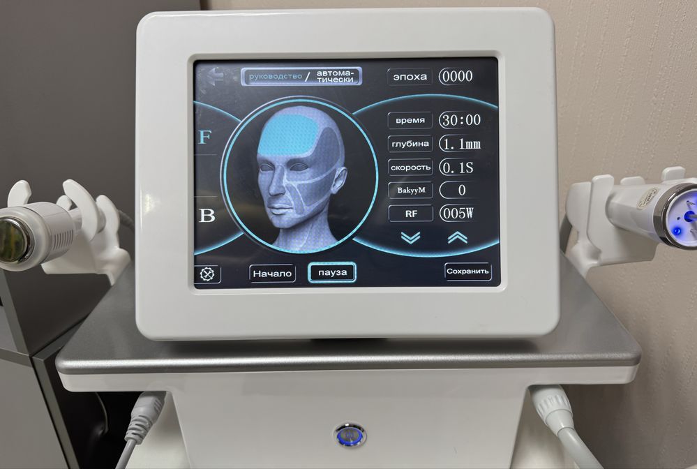 2 in 1 RF апарат фракційного RF ліфтингу з двума маніпулами