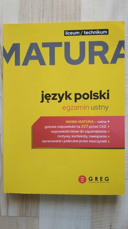 Matura. Język polski egzamin ustny Greg