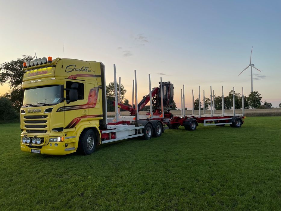 Scania R730  Fajna scania do drewna lasu 6x4 loglift 96 netto 169