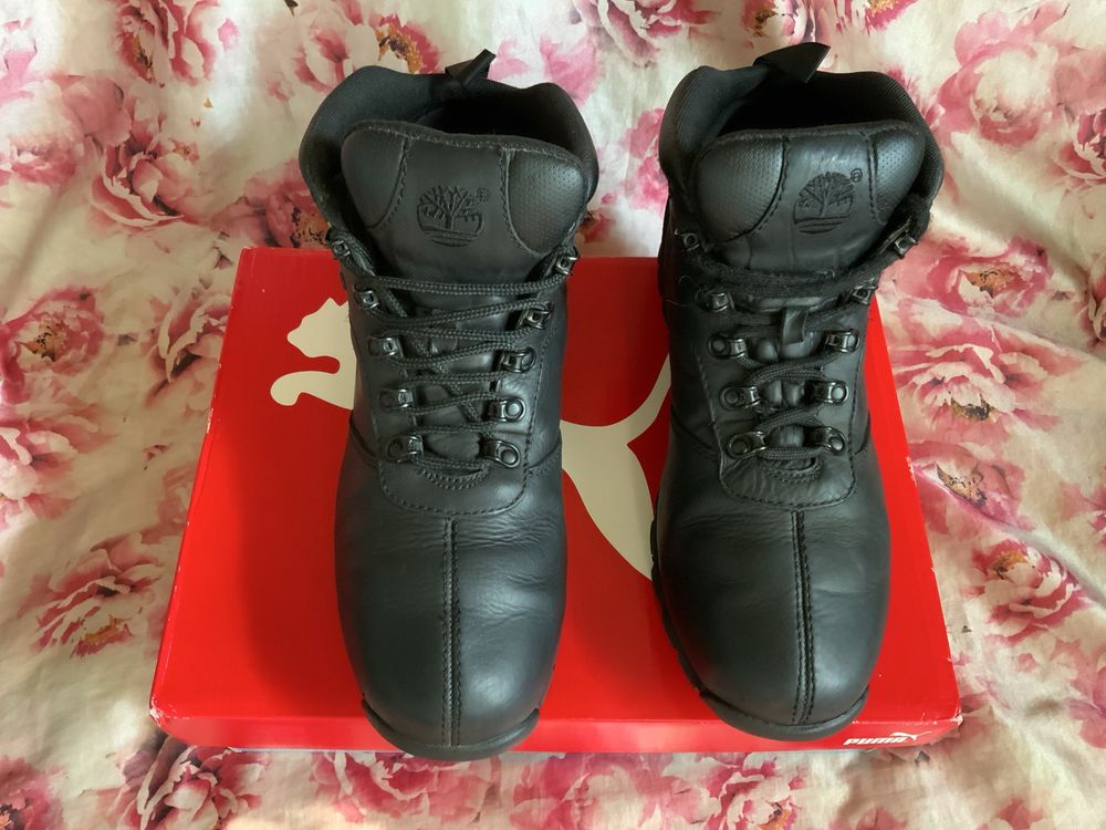Оригинальные кожаные зимние ботинки Timberland. Размер 43 - 28 см