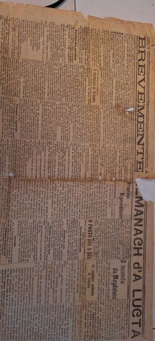 Jornal A Lucta director Brito Camacho N. 1395 nov 1909 4° Anno A Luta