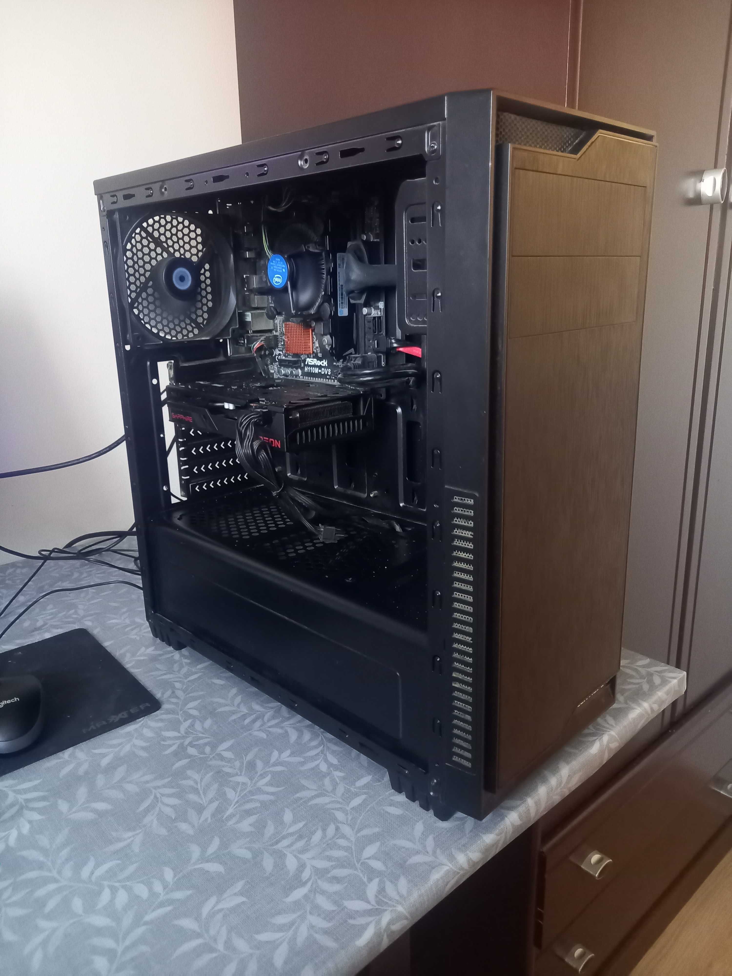 Komputer i7 7700 Rx 6600 8gb 16gb ddr4 250 ssd 1tb hdd Vero l2 500w