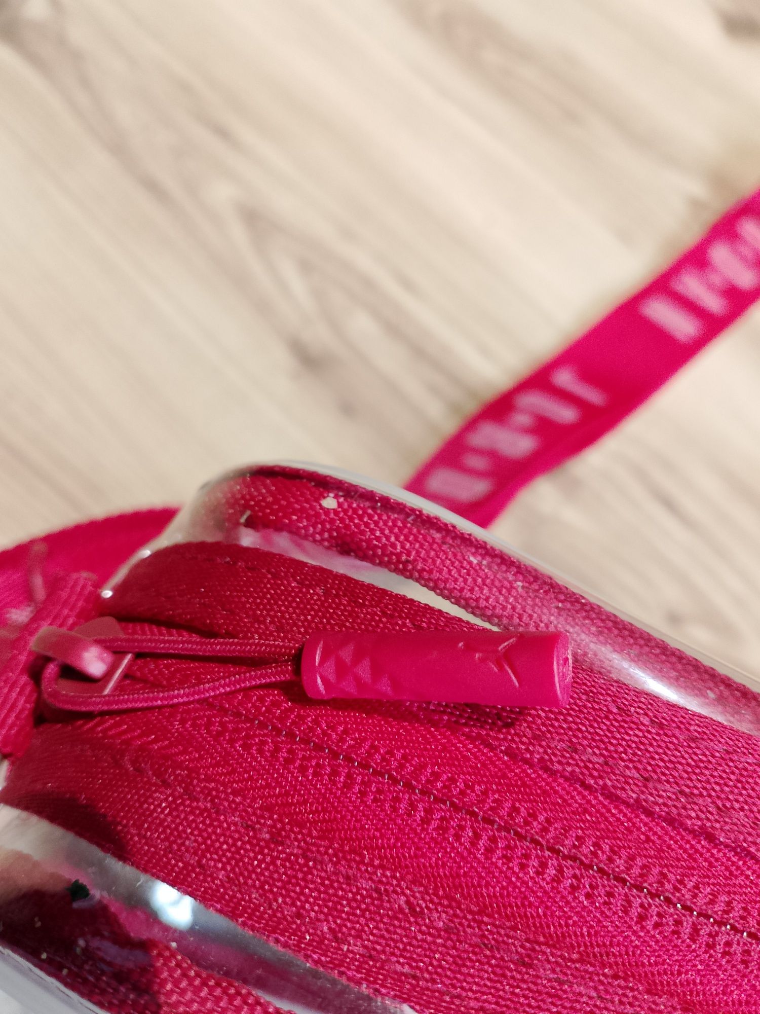 Czerwona Przezroczysta Torba Torebka Na Ramię Air Jordan Stadium Bag