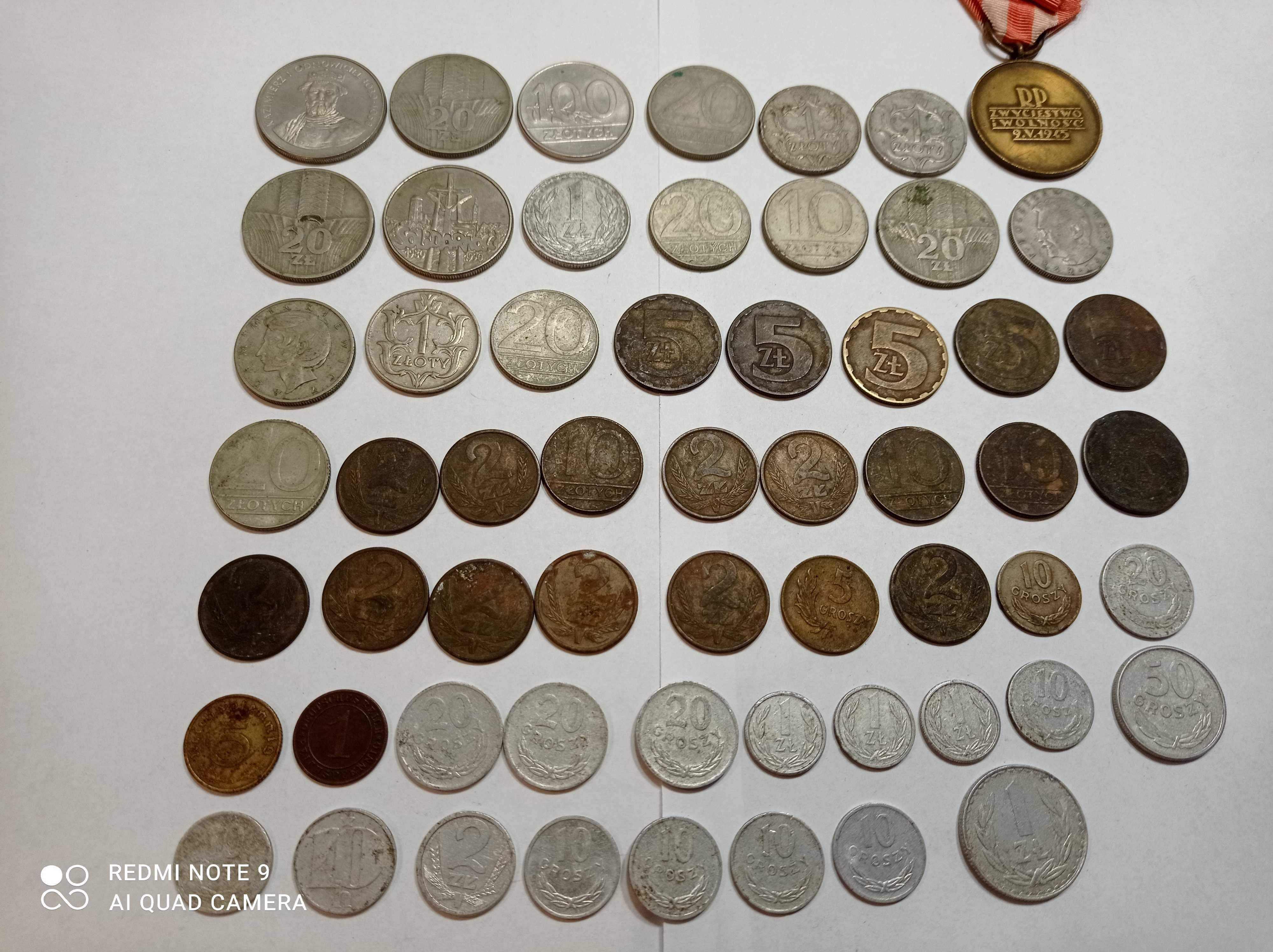 Zbiór monet -różne monety