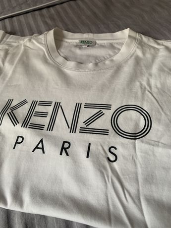 T-shirt KENZO Paris koszulka biała XL