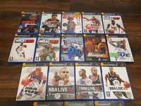 14 gier kolekcja zestaw Ps2  NBA + Nba live + ballers + Hoopz