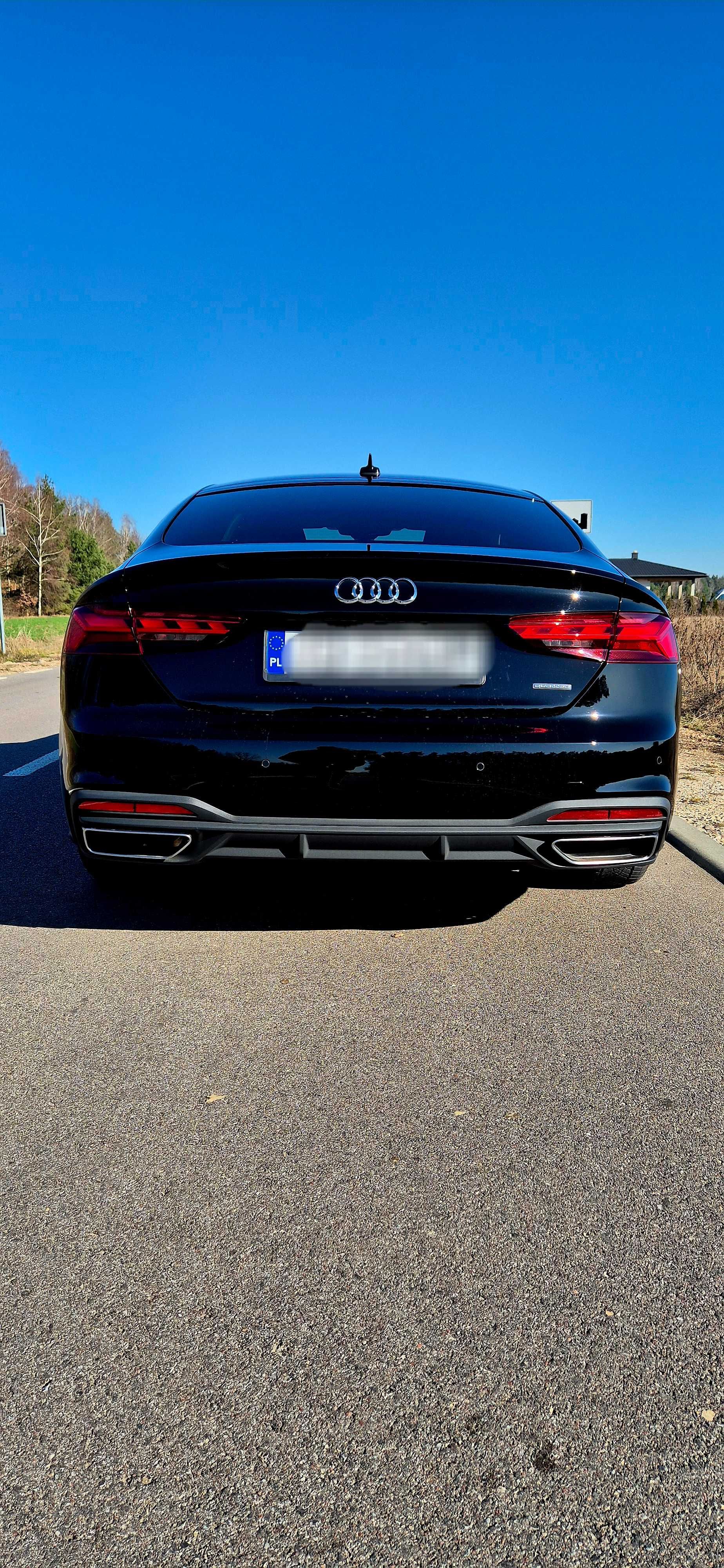 Sprzedam Audi A5, mały przebieg, w bardzo dobrym stanie!