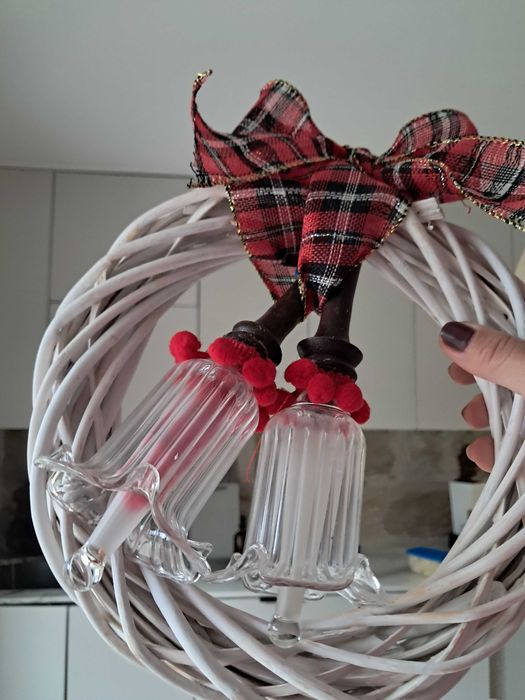 Decoração de Natal em vidro