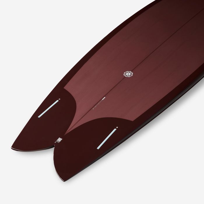 Prancha de surf fish 6'1 com caixas Futures sem quilhas -