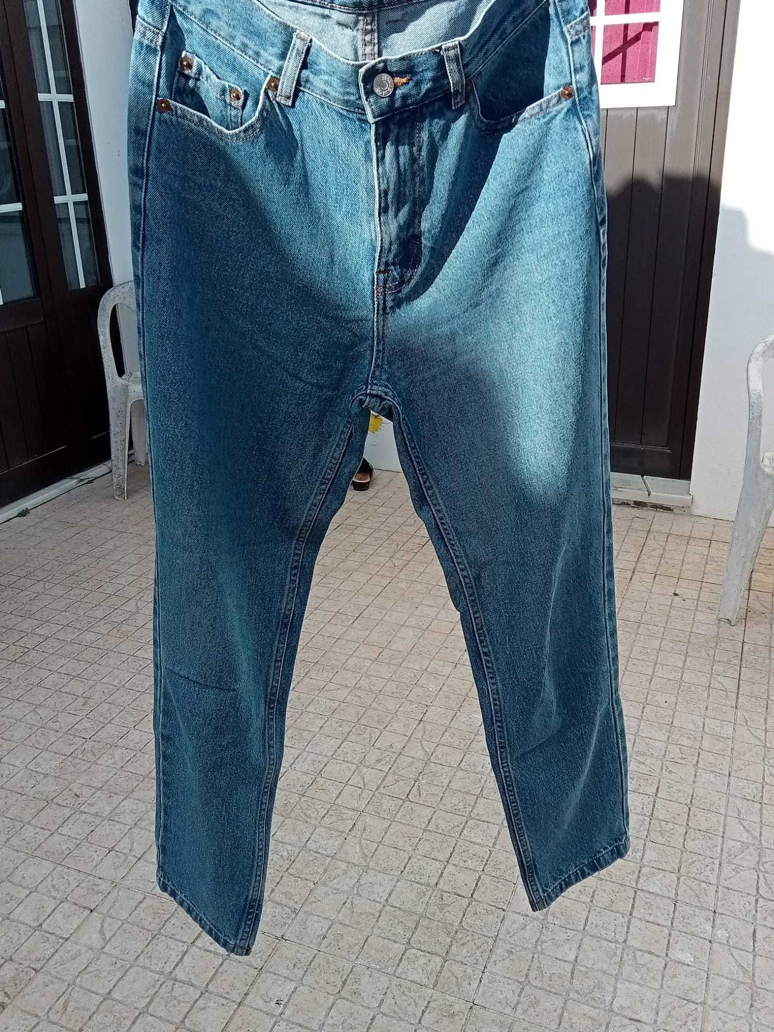 Calça de ganga, mom jeans, Pull&Bear