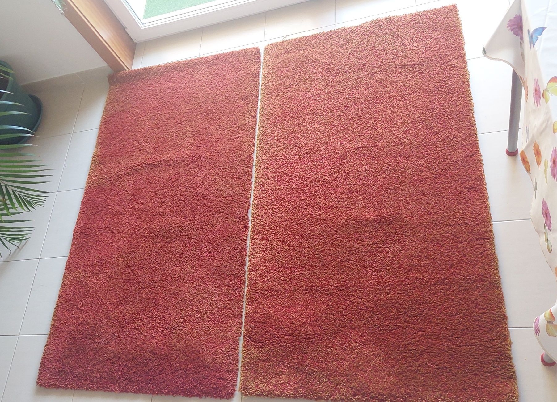2 Tapetes vermelhos 80x150 cm Ikea
