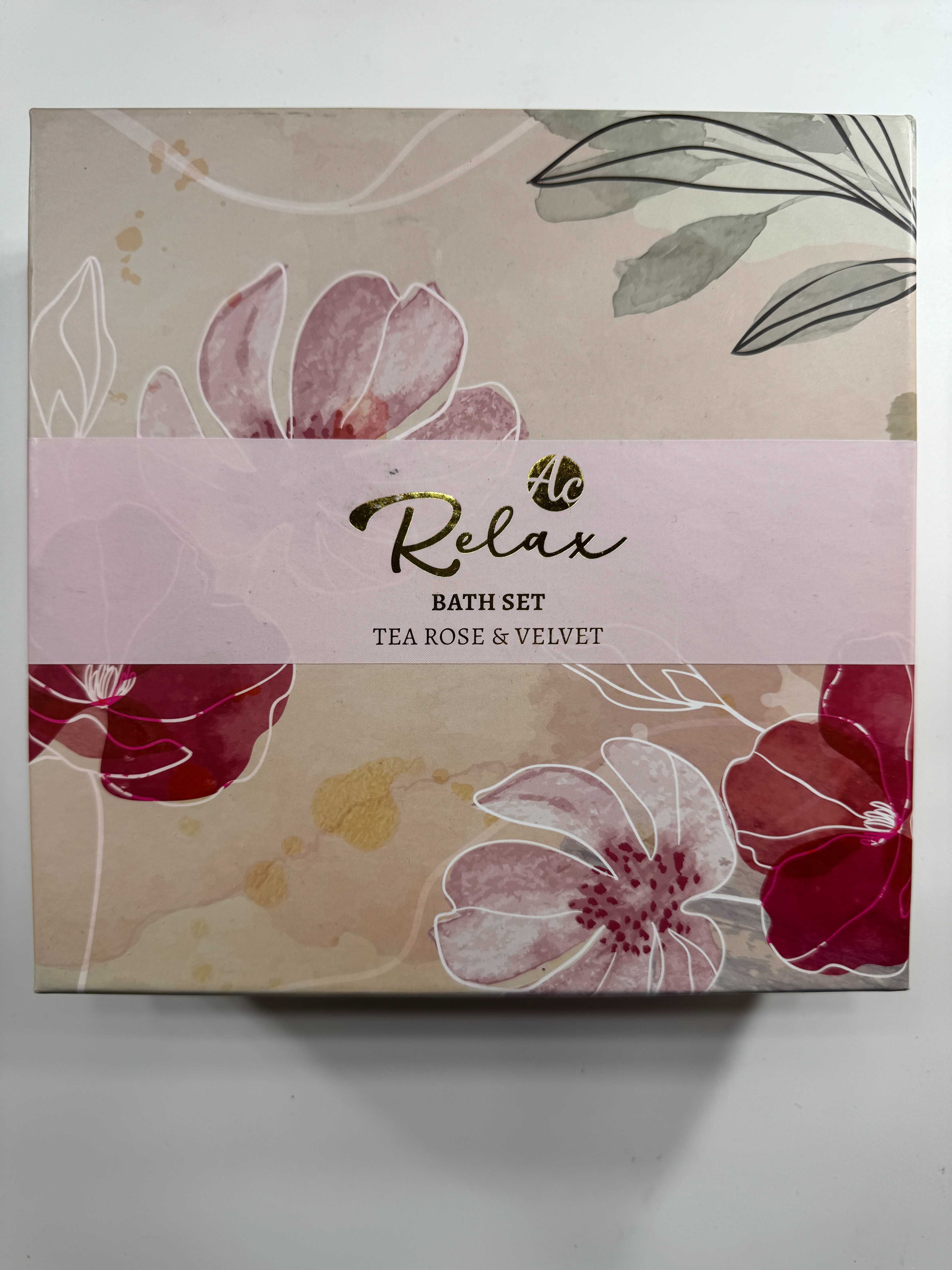 Accentra RELAX – Zestaw do kąpieli Tea Rose & Velvet