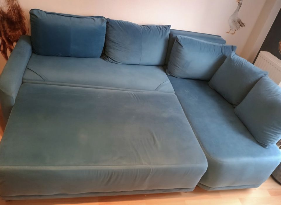 Narożnik niebieski TOSCA Agata Meble
