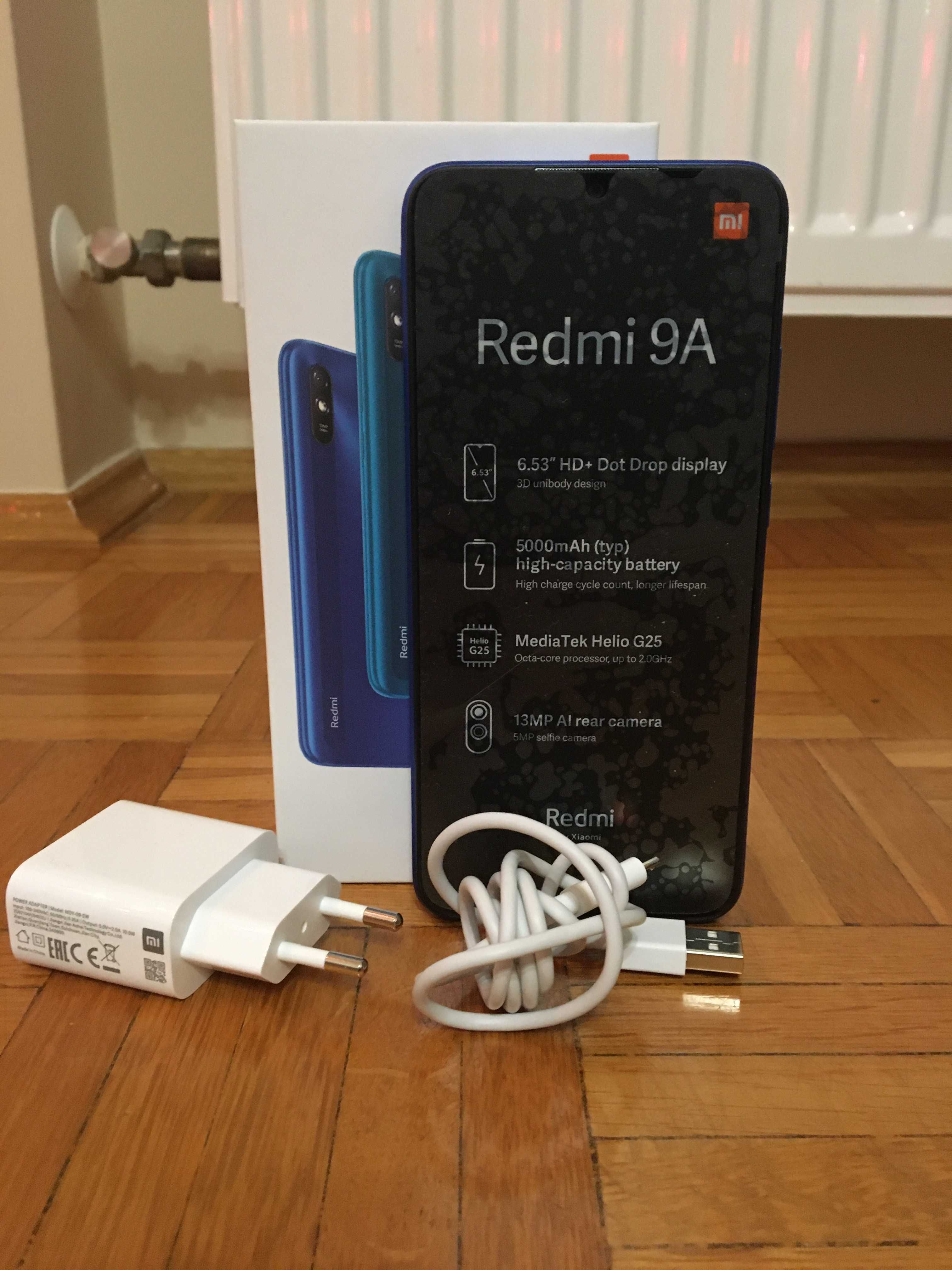 Telefon Redmi 9A Niebieski