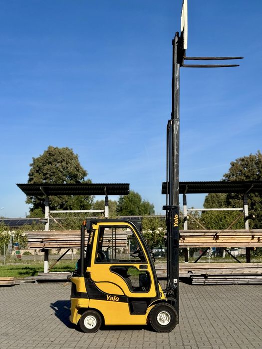 YALE [2014r] wózek widłowy 1600kg TRIPLEX !! 550cm !! UDT 11380mth PL