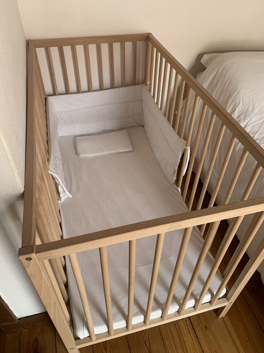 SNIGLAR Berço, faia, 60x120 cm