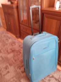 walizka podróżna, kolor turkusowy