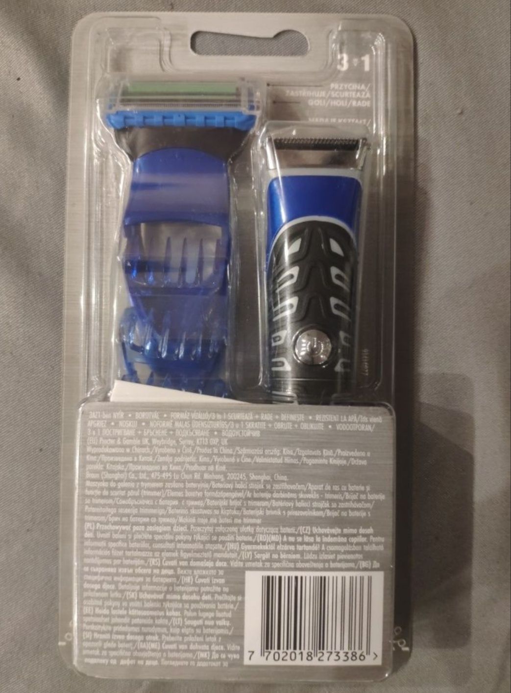 Gillette Styler maszynka do golenia z trymerem 3w1