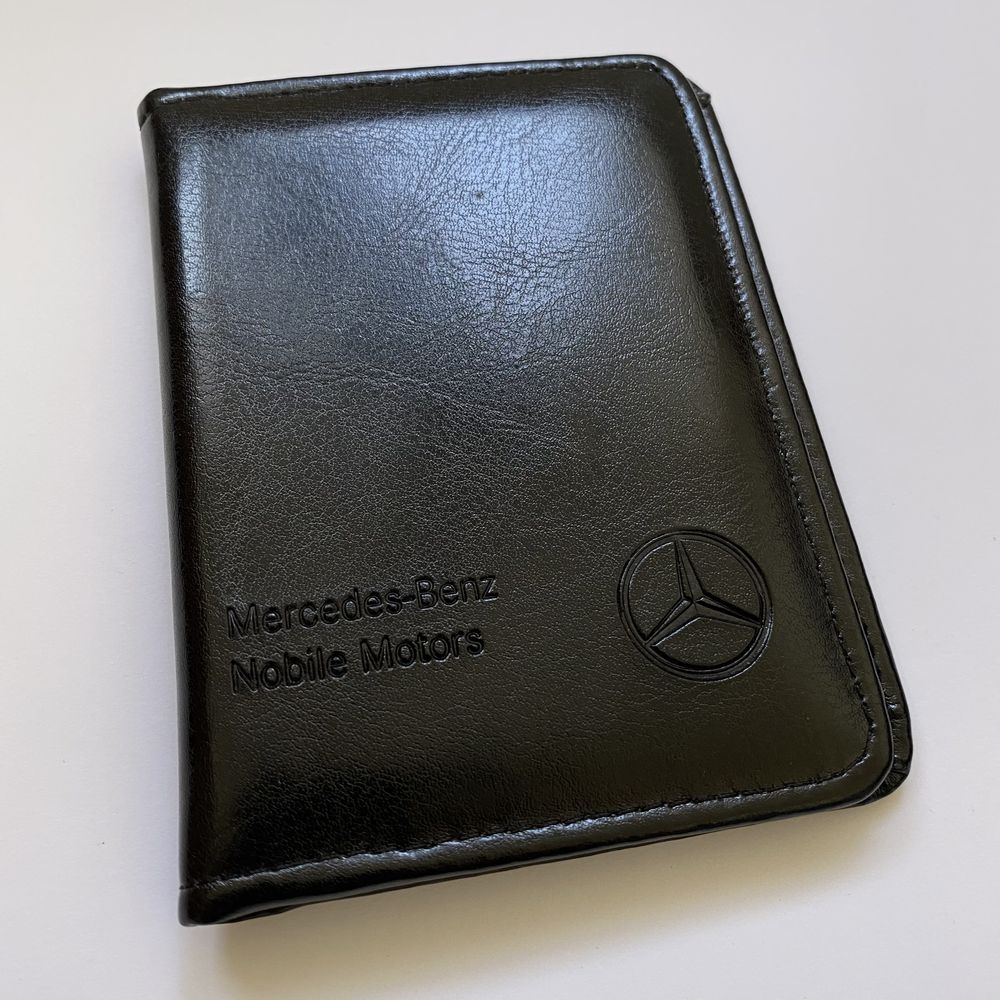 Новый оригинал кошелёк обложка футляр для документов мерседес mercedes