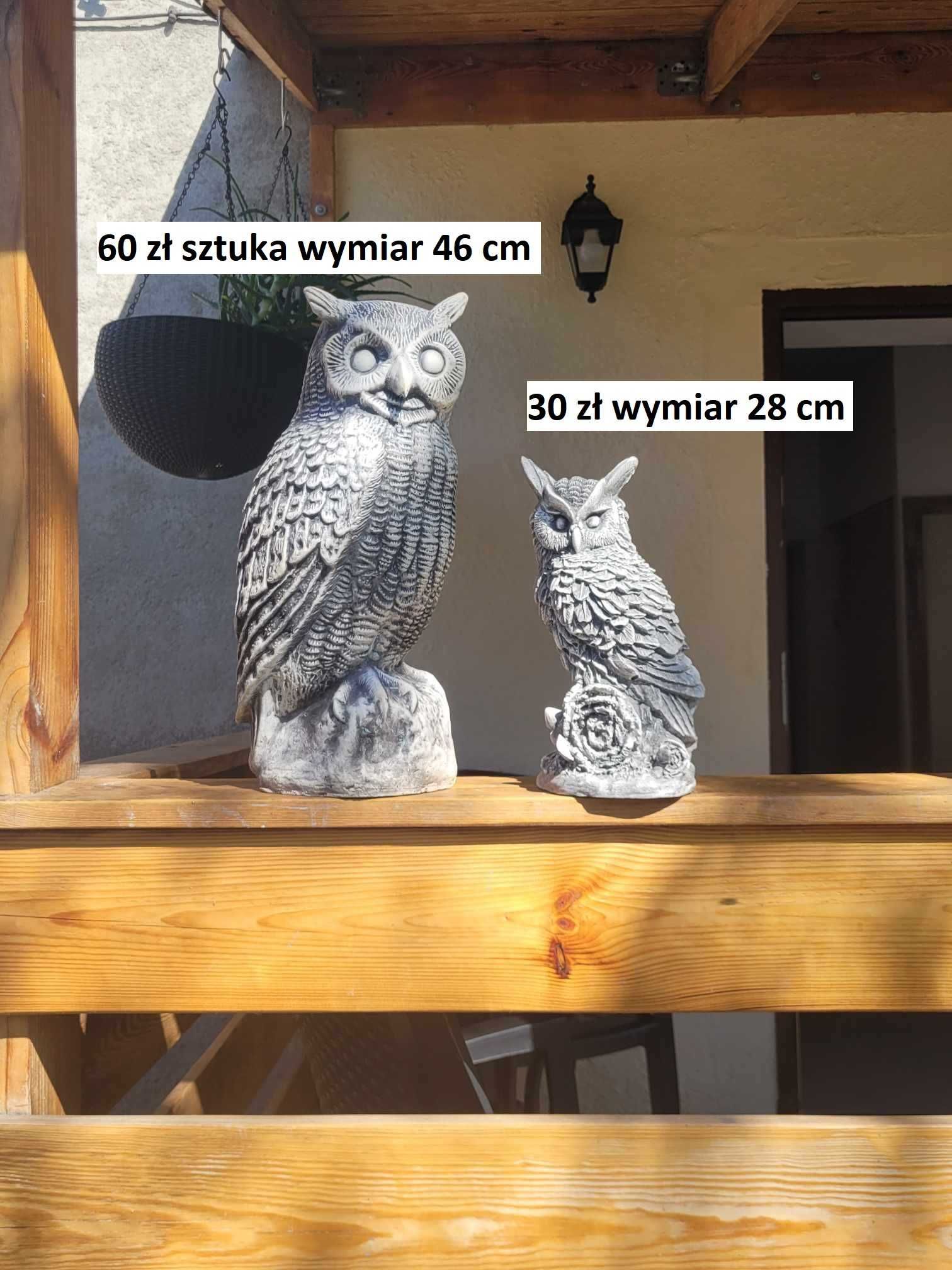 dekoracje figurka ogrodowa sowa koń skrzat gipsowy krasnal koty dekor