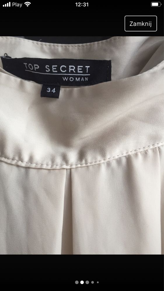 Kopertowa spódnica Top Secret r. XS