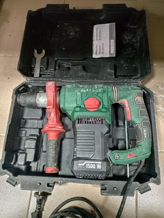 Перфоратор Parkside PBH 1500 F6 1500W — не працює, на запчастини