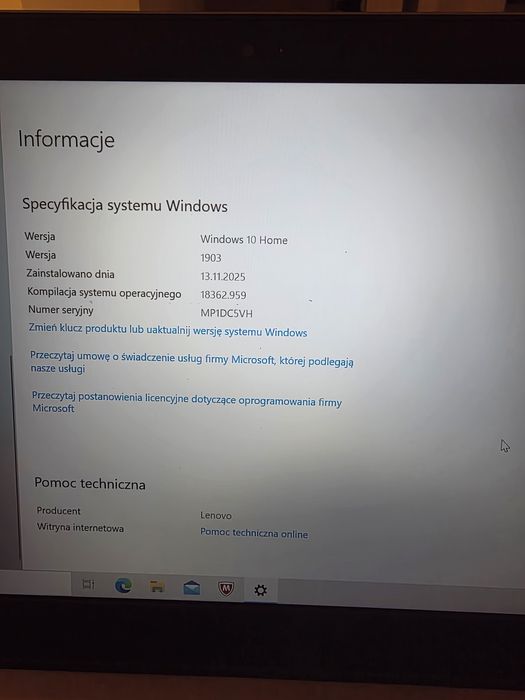 Laptop Lenovo w pełni sprawny