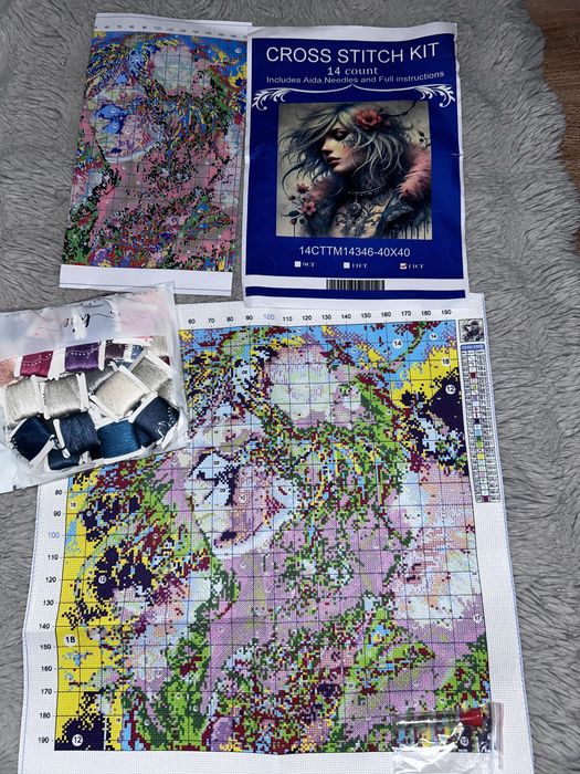 Zestaw do wyszywania haft krzyżykowy