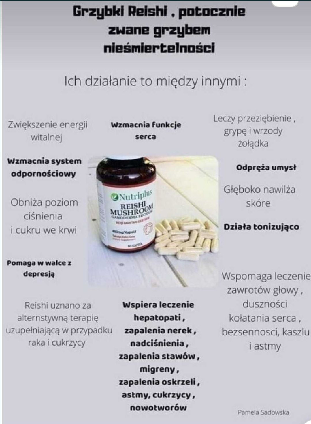 Grzyby Reishi Farmasi odporność